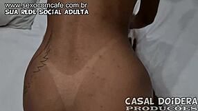 Man, Karolzinha bangs two older guys and gets a milk bath!