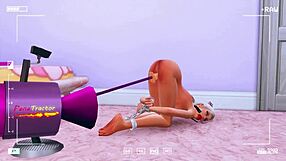 Perverted stepdaughter checks deep throat in front of the camera for her stepfather sims me hentai animation