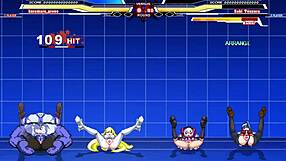 Hey, Kuromaru taking on Arcana Heart in wild action!