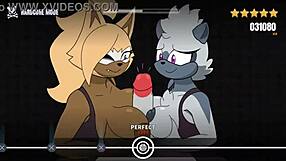 beatbanger surprise guests banging hard in furry anime game