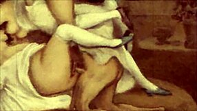 vintage erotic illustration with a classic sensual charm