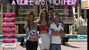 wife and stepmother explore each other with big tits and asses in homemade erotic scene