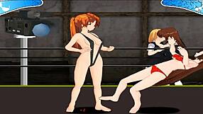 Damn! Taste the Princess of the Ring in 3D hentai battle!