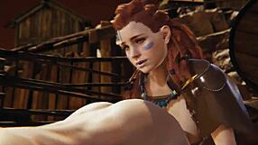 horizon zero dawn - aloy gets creampied - 3d porn