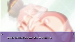my neighbor getting a handjob from my sexy wife in this hentai game