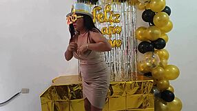 Hot Busty Executive Fantasizes Sex At Work With Shaved Pussy