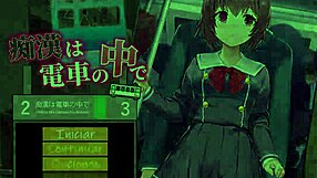 how does the stalker pass the train in this kinky 3d hentai?