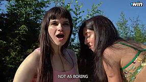 unforgettable twister strip game in forest