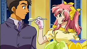 Blonde anime teen takes big cock in missionary