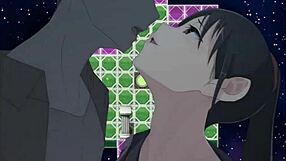 A estudante nympho gets licked and banged in village