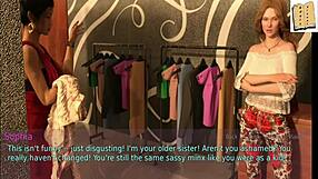 wife and stepmother explore each other with big tits and asses in homemade erotic scene