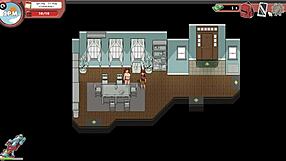 بنت nerd تسحب الزب علناً في المكتبة أثناء لعبة هنتاي محرمة!