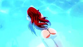 roxy migurdia and eris by the pool in mushoku tensei chapter 2 full movie on sheer fantasyking3