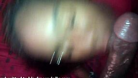 Ebony Amateur Submits to Blowjob, Swallows Cock in Homemade Porn by Meerakskoorb