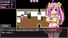 Noelle does her best in part 3 eng game with pixel art, i think