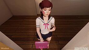 d.va in glorious detention, sucking that big ass 😏