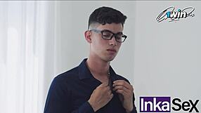 Latina Wife Cheats On Cuckold Husband During Massage While He Reads Magazine.