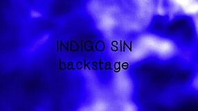 Two blondes fucked passionately in threesome behind scenes