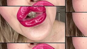 Secret lips obsession with huge goddess in lingerie 😍