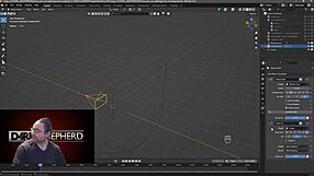 D4rkshepherd's animated introduction in 3D cartoon style