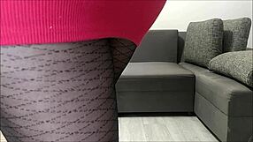 A Beautiful Woman Relaxes While Husband Is Away