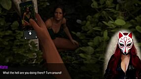 Bold Public Rough Sex with Brunette Babe Kate in Outdoor College Game