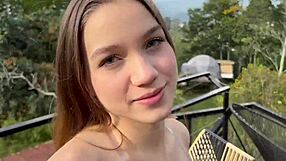 me follo a mi ex novio al aire libre para reconciliarnos - majoblonde, a cute reconciliation outdoors