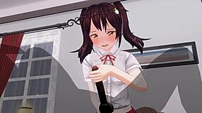 Sister teases anal while edging handjob in uncensored anime