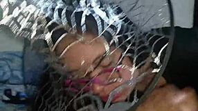 Bruja mamadora de verga! Big tits blonde latina sucks with orgasm