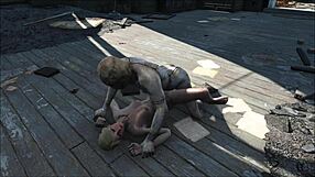 i explore fallout 4 with katsu in the commonwealth, a blonde cartoon anime hentai adventure