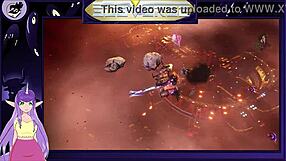 In Studiofows Subverse Part 14, anime characters with big tits engage in detailed hentai scenes involving blowjobs, fucking, and cumshots