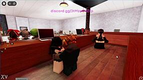 Cheating Roblox girl sneaks off to ride a massive black cock