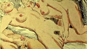 vintage erotic drawings bring old-school charm to life