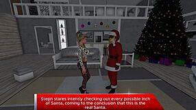 Santas Request Christmas special with hot black cock action