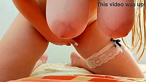 sexy student masturbates her tight pussy