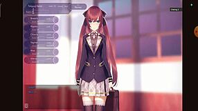 training the bitch in public outdoor hentai game with pussy exposed