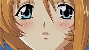 Big titty anime babe enjoys pussy licking session