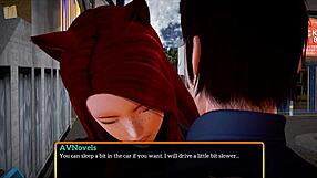 My New Family 431: Teen with Big Ass and Small Tits Plays Game