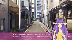 Ninja-themed anime porn with big-boobed Asian heroine