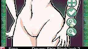 i play deuce strip blackjack 2, ripping clothes in erotic striptease