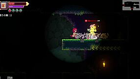 スカーレット・メイデンの実況プレイ パート2 横スクロのローグライク2階層ボスまで攻略開始！