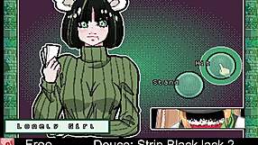 i play deuce strip blackjack 2, ripping clothes in erotic striptease