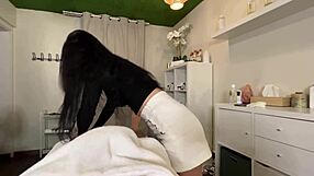 Hot masseuse delivers best blowjob to client