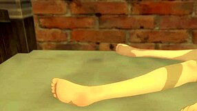 Bold 3D cartoon action with Sunset Collei in Genshin Impact.