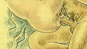 vintage erotic drawings bring old-school charm to life