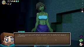 Hornycraft Parody Hentai Game Pornplay EP 48 PUBLIC CREAMPIE In The Crowd.