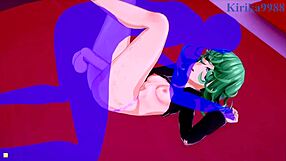 tatsumaki and fubuki fuck old man in one-punch man hentai