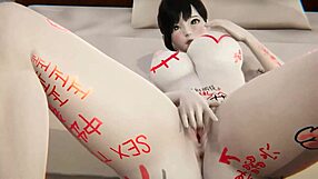 another cute babe in 3d cartoon anime