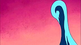 Big titty anime babe enjoys pussy licking session