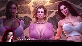 Ever seen a stepmother and step-aunty getting naughty at the bar in wild 3D hentai?